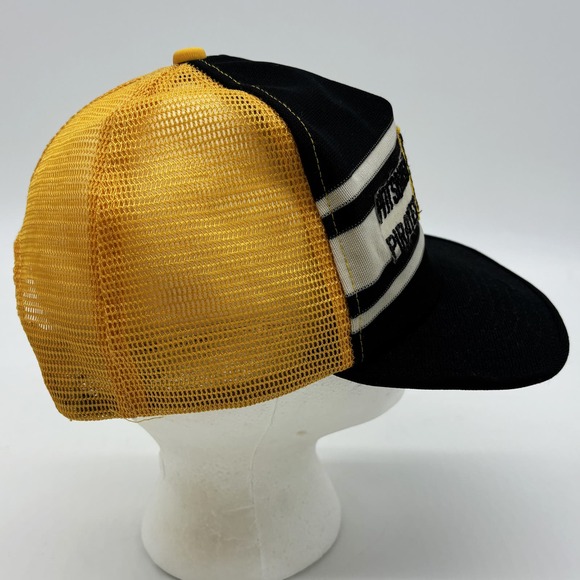 Vtg Pittsburgh Pirates Baseball Hat World Champions One Size Snap Back Mesh - Picture 2 of 7